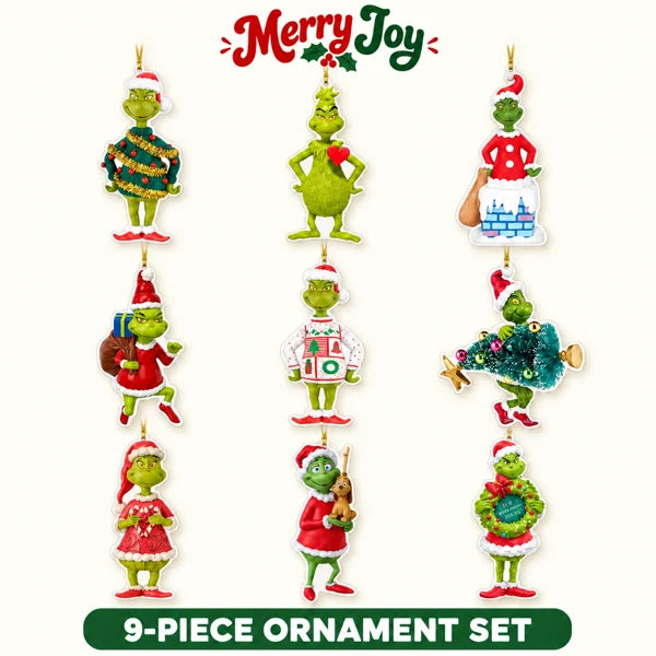 Christmas Ornaments — 9-Piece Set